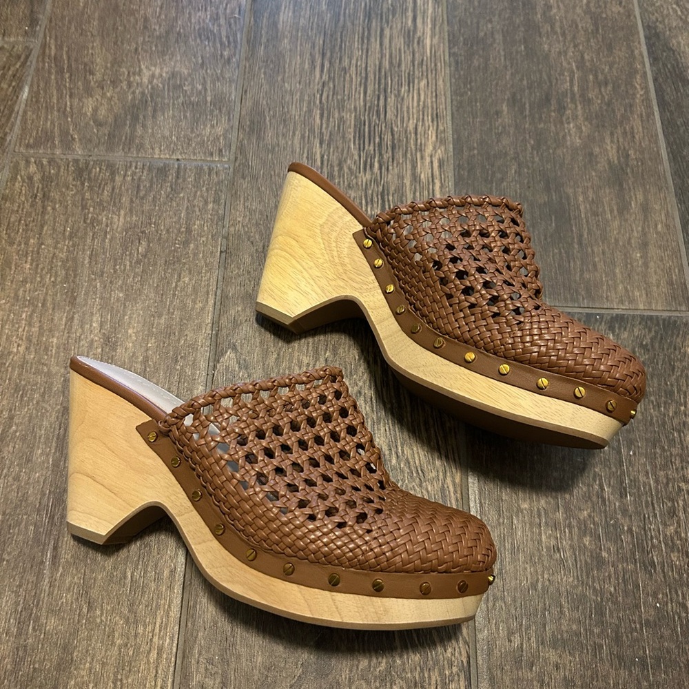 Veronica Beard - hardie clog platform heel - women’s 8.5